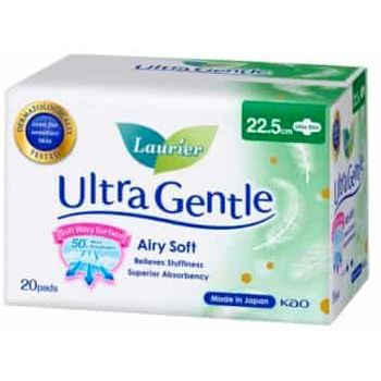 Laurier Ultra Gentle Airy Soft Day Ultra Slim Wing 22.5cm 20pcs