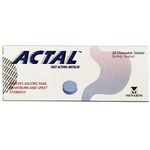 Actal Fast Acting Antacid 20 Tablets