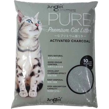 Angel Pure Cat Litter Activated Charcoal 10L