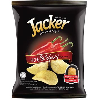 Jacker Potato Chips Hot And Spicy 60g