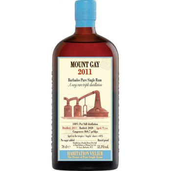 Mount Gay 2011 Pure Barbados Triple Distillation Rum 9YO 700ml Abv 52.3%