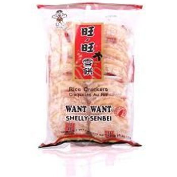 Want Want Rice Crackers Shelly Senbei Original 150g