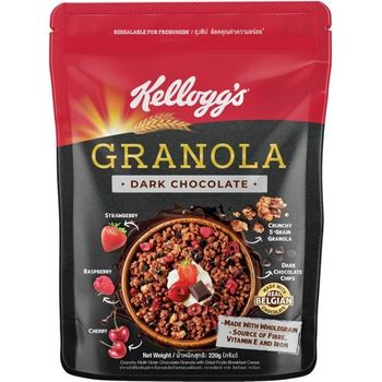 Kellogg's Dark Chocolate Granola Granola Corn Flakes 220g