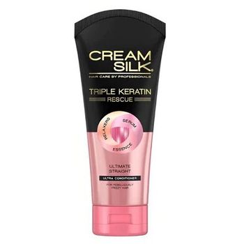 Cream Silk Triple Keratin Rescue Ultimate Straight Conditioner 340ml
