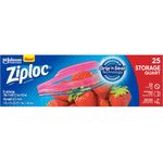 Ziploc Storage Bag Quart 25s