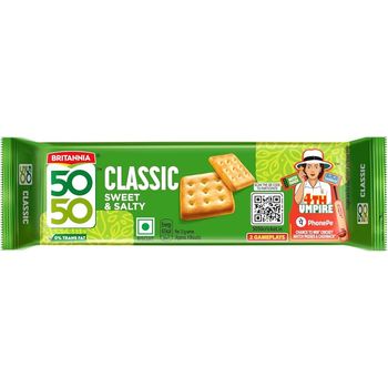 Britannia 50 50 Sweet And Salty Biscuits 62.8g