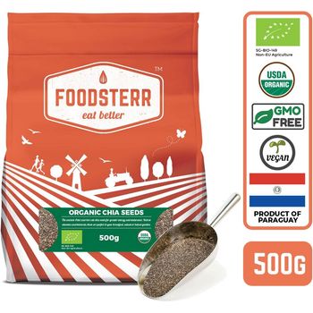 Foodsterr Organic Chia Seeds 500g