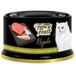 Purina Fancy Feast Adult Royale Seafood & Chicken Medley Glazed in Tuna Jus Wet Cat Food