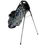J.Lindeberg Sunday Printed Stand Golf Bag Geo Jl Navy