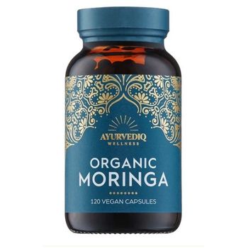 Ayurvediq Wellness - Healing & Wellness, Organic Moringa (120 vegan capsules)