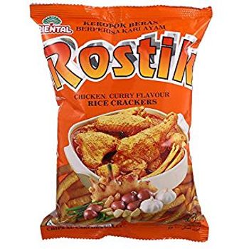 Rostik Oriental Rice Crackers with Chicken Flavor 60g