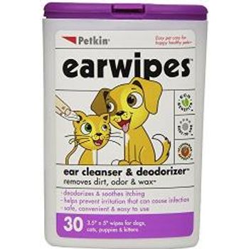 Petkin Earwipes 30 Count