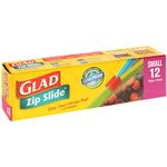 Glad Zip Slide Bags Small 12pcs