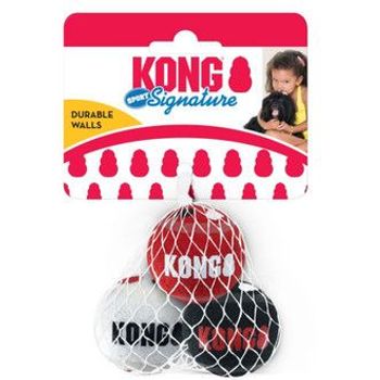 Kong Signature Sport Balls Dog Toy Extra Small 3pcs