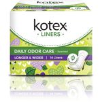 Pelapik Kotex Lebih Panjang & Lebih Luas Penjagaan Bau Harian Bau 14pcs