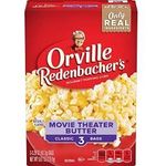 Orville Redenbachers Movie Theater Butter Microwave Popcorn 3.29oz Classic Bag 3count