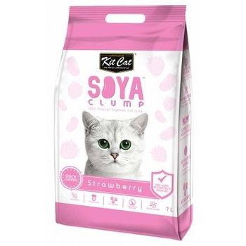 Kit Cat Soya Clump Cat Litter Strawberry 7l