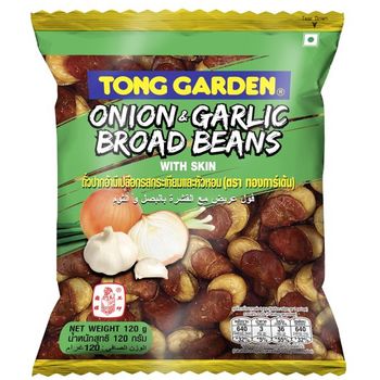Tong Garden Onion Garlic Broad Beans 120g