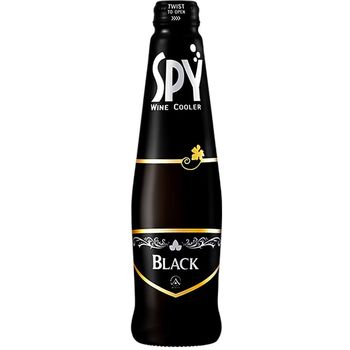 Spy Wine Cooler Black 275ml