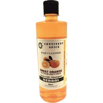 Continent Spice Khadi Herbal Shampoo Sweet Orange 500ml