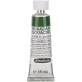 Schmincke 12530006 Horadam Gouache Paint 15ml Series 1 Chromium Oxide Green