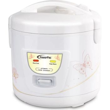 PowerPac 1l Rice Cooker With Steamer Pprc11