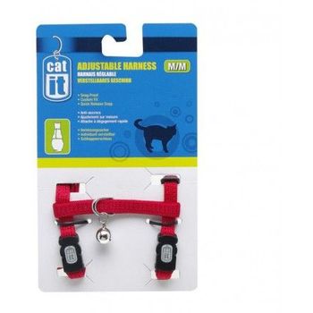 Catit Adjustable Nylon Harness Small Red 100g