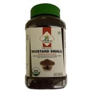 24 Mantra Organic Mustard Small Bottle 340g