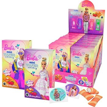 Barbie Mini Wafer with Filling Strawberry 30g
