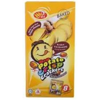 Win2 Potato Crisp Crackers Bbq Flavour 8x20g