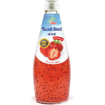 Basil Seed Drink With Strawberry Flavour 290ml