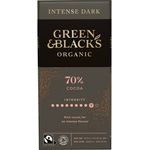 Green And Black's Organic Dark 70 Percent Bar 90g