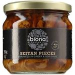 Biona Organic Seitan Pieces In Soya Sauce And Ginger 350g