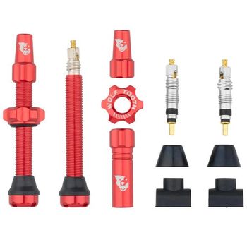 Wolf Tooth Tubeless Valve Stem Kit Red