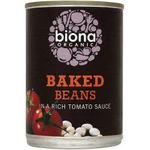 Biona Organic Canned Baked Beans In Tomato Sauce 400g