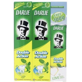 Darlie Double Action Toothpaste 250g x 2 + 100g