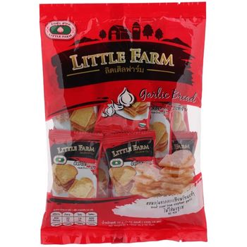 Little Farm Garlic Crispy Bread 76g x 10packs