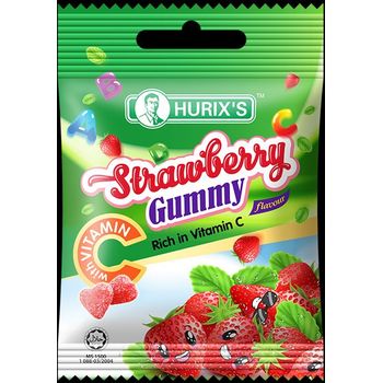 Hurix's Strawberry Gummy Rich In Vitamin C 10g