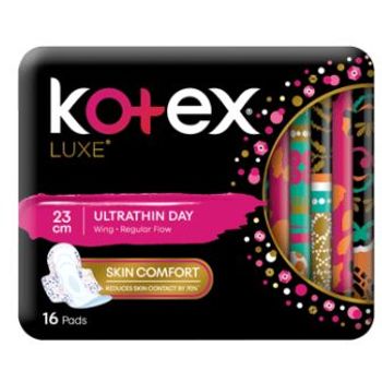 Kotex Luxe Ultra Thin Regular Wing 16 Sachets 23cm