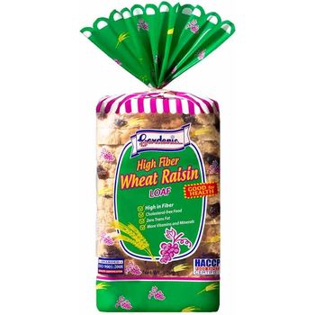 Gardenia High Fiber Wheat Raisin Loaf 600g