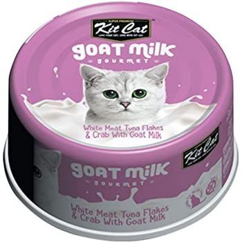 Kit Cat Goat Milk Gourmet Tuna And Crab 70g