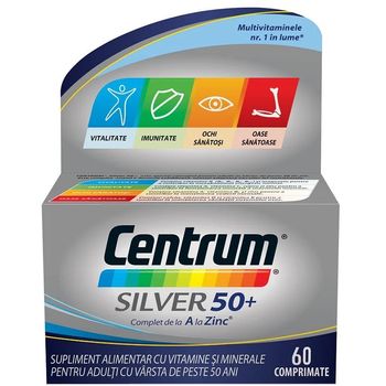 Centrum from A to Z Silver 50 Plus 60 Tablets