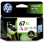 HP 67xl Genuine High Yield Ink Cartridge Tri Colour