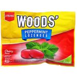 Woods Peppermint Lozenges Strong Cherry Flavour 6s