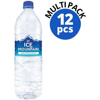 Ice Mountain Pure Bottle Water 12 x 1.5L