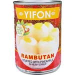 Yifon Can Fruit Rambutan Stuffed With Pineapple 565g