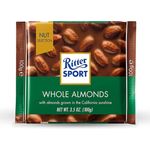 Ritter Sport Tablets with Chocolate  Whole Almonds 100g