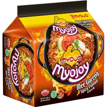 Myojo Myojoy Mee Goreng Spicy Flavour 5 X 80g