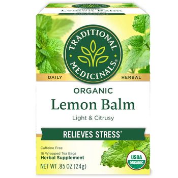 Traditional Medicinals Organic Lemon Balm Tea 24g