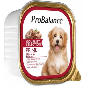 ProBalance Gourmet Selection Wet Dog Food Prime Beef 100g